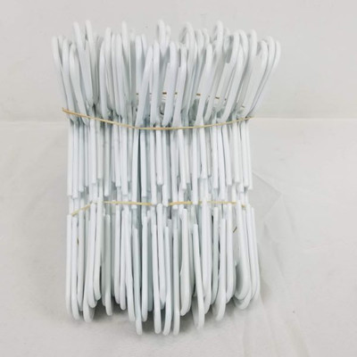 43 White Plastic Hangers