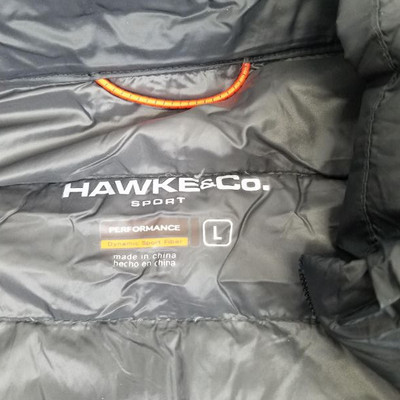 2 Men's Packable Vest Jackets, 1 Orange & 1 Black, Size Large