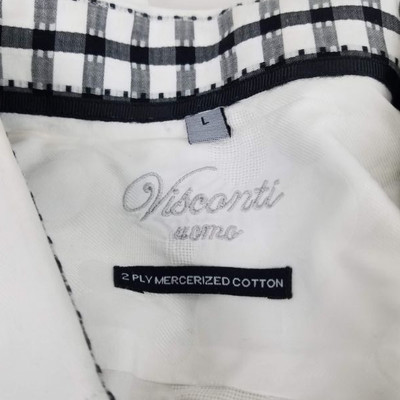 3 Men's Dress Shirts by Visconti, Size Large, High Quality