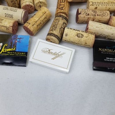 Large Collection of Corks, plus some Matches