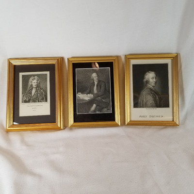 Framed Steel Engravings