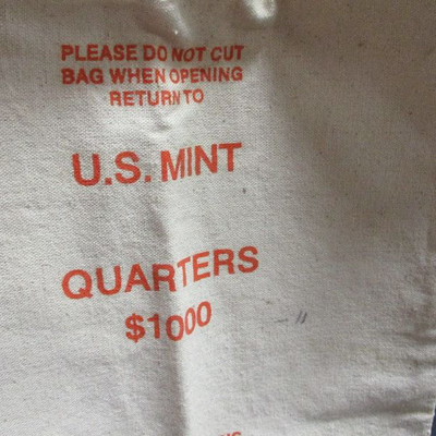 U.S. Mint Quarter Bag