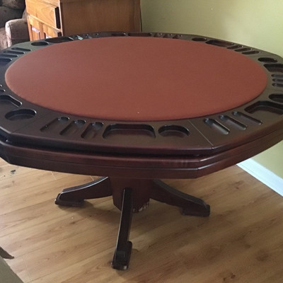 SOLID WOOD POKER/DINING TABLE