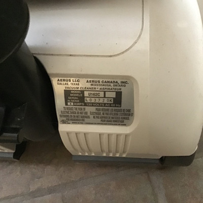 AERUS FRESH ERA VACUUM