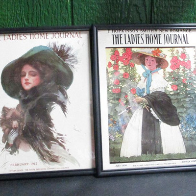 Ladies' Home Journal January 1906 & 1913 - Cover Art