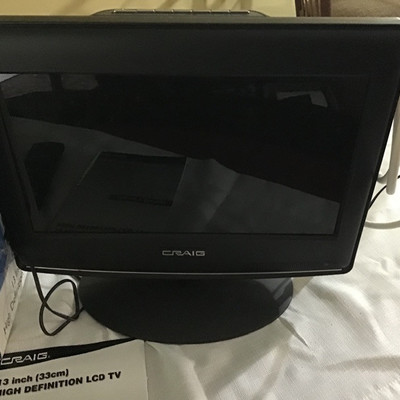 13 INCH CRAIG HIGH DEF LCD T.V. WITH REMOTE
