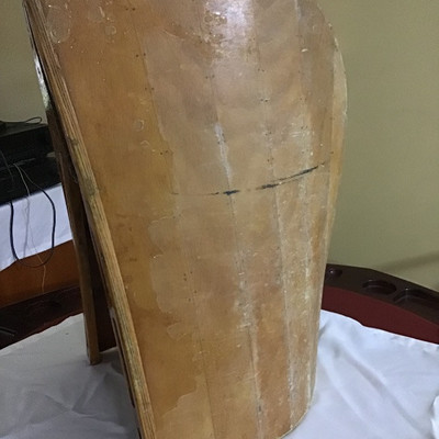 28 INCH WOOD CANOE TIP