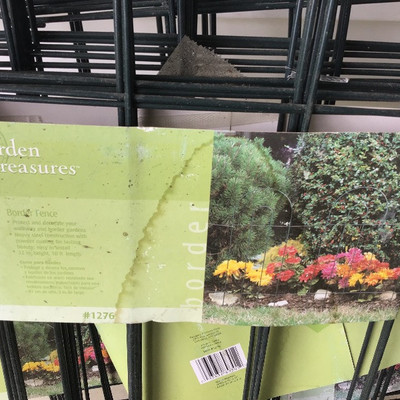 4 SETS OF GARDEN TREASURES BORDER FENCING