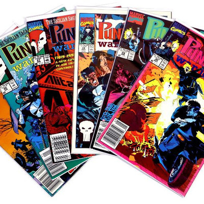 The PUNISHER War Journal #25 26 27 28 29 30 Marvel Comics 1990/91 NM