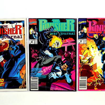 The PUNISHER War Journal #25 26 27 28 29 30 Marvel Comics 1990/91 NM