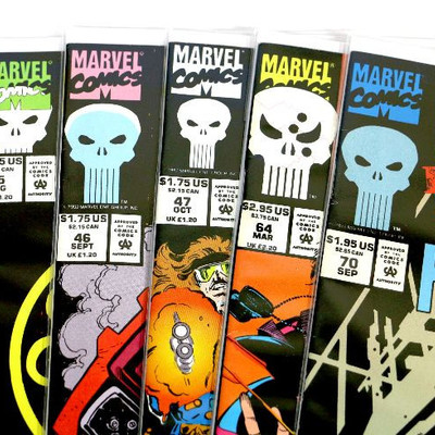 The PUNISHER War Journal #44 45 46 47 64 70 Marvel Comics 1992/94 NM