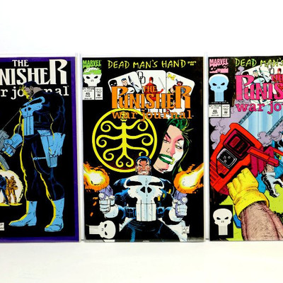 The PUNISHER War Journal #44 45 46 47 64 70 Marvel Comics 1992/94 NM