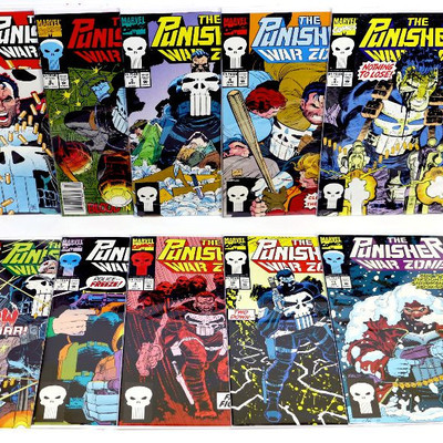 The PUNISHER War Zone #1 2 3 4 5 6 7 8 10 11 Marvel Comics 1992/93 NM