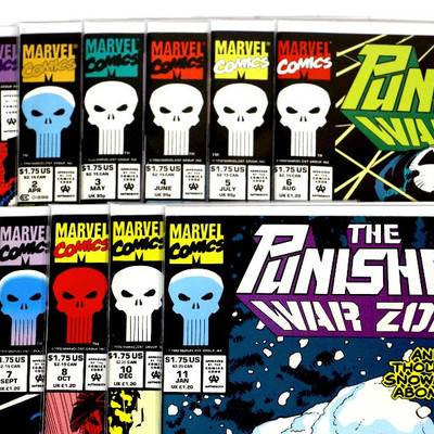 The PUNISHER War Zone #1 2 3 4 5 6 7 8 10 11 Marvel Comics 1992/93 NM