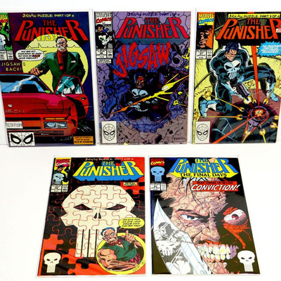 The PUNISHER Vol. 2 #30 31 32 33 34 35 36 37 38 55 Marvel Comics 1990 NM