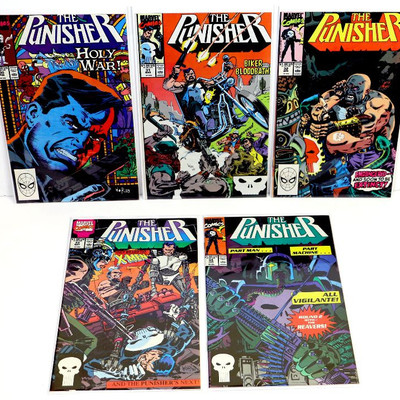 The PUNISHER Vol. 2 #30 31 32 33 34 35 36 37 38 55 Marvel Comics 1990 NM