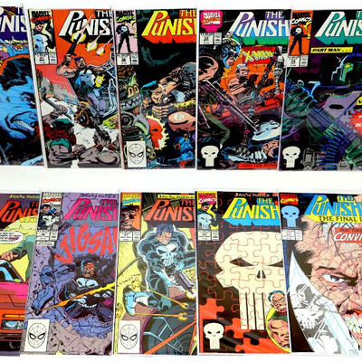 The PUNISHER Vol. 2 #30 31 32 33 34 35 36 37 38 55 Marvel Comics 1990 NM