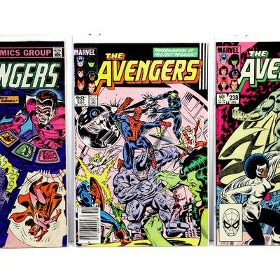 AVENGERS #206-247 - 20 Comic Books Lot Bronze Age 1981-84 Marvel Comics