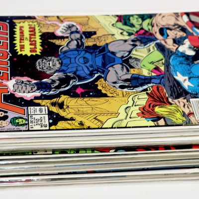 AVENGERS #310-356 - 24 Comic Books Lot Copper Age 1989-92 Marvel Comics