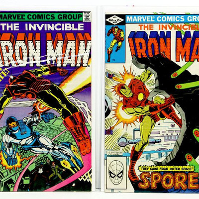 IRON MAN #151 153 154 156 157 Bronze Age Lot 1981-82 Marvel Comics VF+