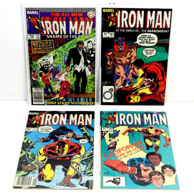 IRON MAN #164 165 172 178 181 183 184 Bronze Age Lot 1982-84 Marvel Comics VF+