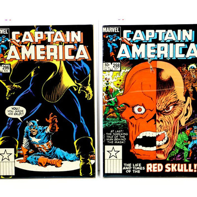 CAPTAIN AMERICA #292 293 294 296 298 Bronze Age 1983-84 Marvel Comics