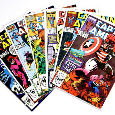 CAPTAIN AMERICA #306 315 316 326 346 347 349 Copper Age 1985-89 Marvel Comics