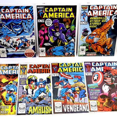 CAPTAIN AMERICA #306 315 316 326 346 347 349 Copper Age 1985-89 Marvel Comics