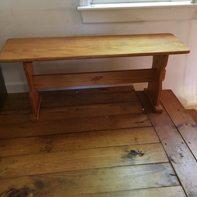 Lot 102 - Wooden Bench