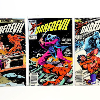 DAREDEVIL #192 193 195 198 199 206 Bronze Age Lot Marvel Comics 1983/84
