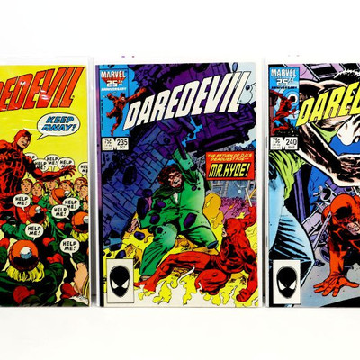 DAREDEVIL #209 235 240 241 242 243 Copper Age Lot Marvel Comics 1984-87