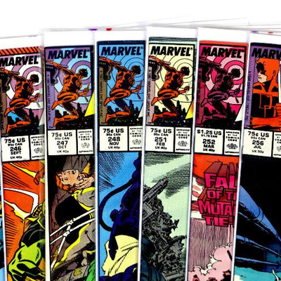 DAREDEVIL #245 246 247 248 251 252 256 Copper Age Lot Marvel Comics 1987-88