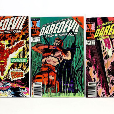 DAREDEVIL #261 262 263 264 265 266 Copper Age Lot Marvel Comics 1988/89