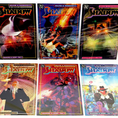 The SHADOW #1 2 3 4 5 6 Comic Books Lot 1987/88 DC Comics Bill Sienkiewicz Art