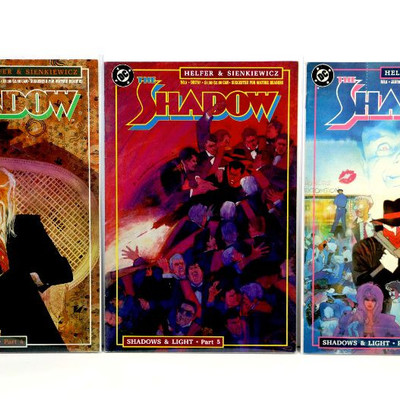 The SHADOW #1 2 3 4 5 6 Comic Books Lot 1987/88 DC Comics Bill Sienkiewicz Art