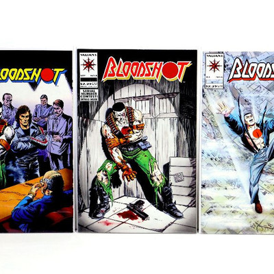 BLOODSHOT #1 2 3 4 6 8 (#6 1st Ninjak) Comic Books Lot VALIANT Comics 1993/94 NM