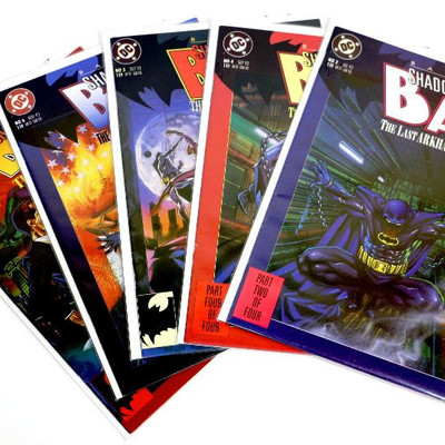 BATMAN Shadow Of The BAT #2 #4 #5 #6 #8 DC Comics Lot 1992-93 NM