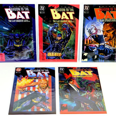 BATMAN Shadow Of The BAT #2 #4 #5 #6 #8 DC Comics Lot 1992-93 NM