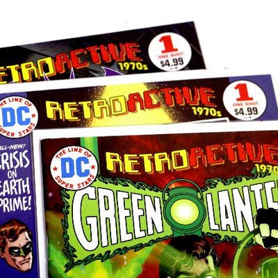 BATMAN Justice League America GREEN LANTERN in RETROACTIVE 1970's DC Comics