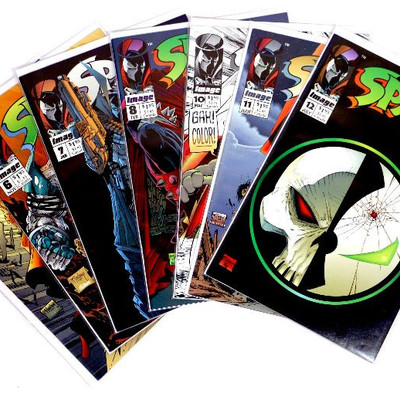 SPAWN #3 6 7 8 10 11 12 Comic Books Set 1992-93 IMAGE Comics