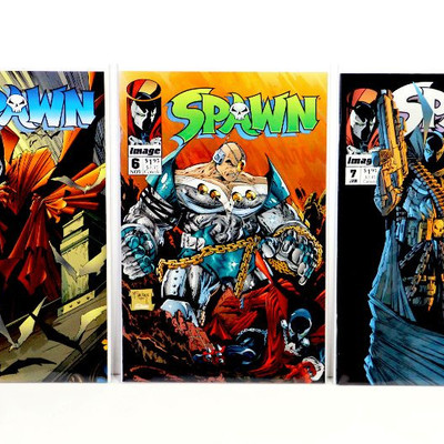 SPAWN #3 6 7 8 10 11 12 Comic Books Set 1992-93 IMAGE Comics