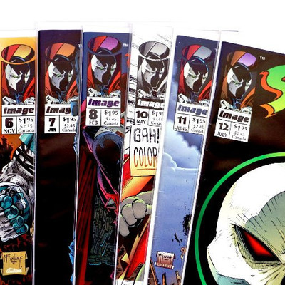 SPAWN #3 6 7 8 10 11 12 Comic Books Set 1992-93 IMAGE Comics
