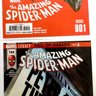 AMAZING SPIDER-MAN #789 #801 Marvel Comics 2017/18 - NM