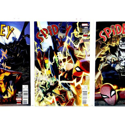 SPIDEY #4 5 6 7 8 9 10 11 12 Spider-Man Comic Book Set 2016 Marvel Comics