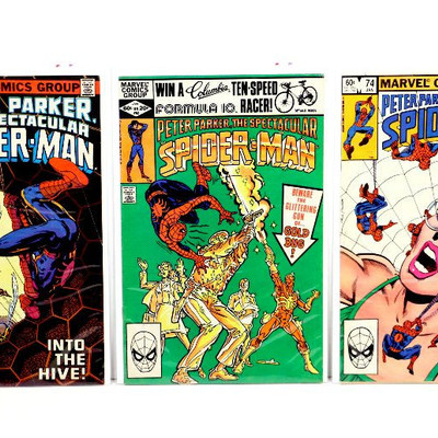 PETER PARKER SPECTACULAR SPIDER-MAN #37 62 74 Marvel Comics 1979-83