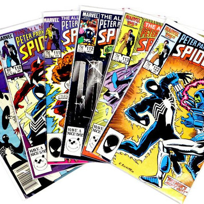 PETER PARKER SPECTACULAR SPIDER-MAN #100 110-113 122 Marvel Comics 1985-87