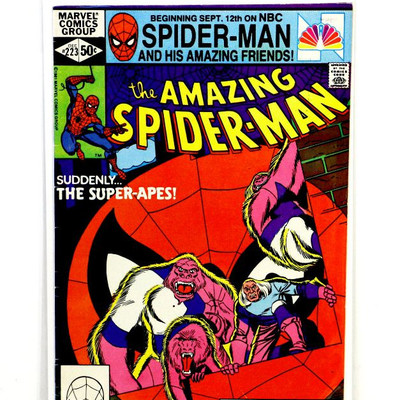 AMAZING SPIDER-MAN #223 Bronze Age Comic Book 1981 Marvel Comics