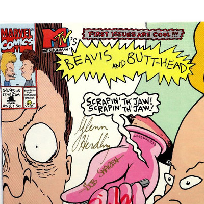 Beavis and Butt-Head #1 Signed by 3 Creators - 1993 Marvel Comics