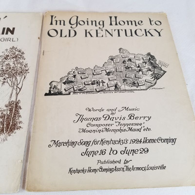 Antique Louisville Kentucky Sheet Music