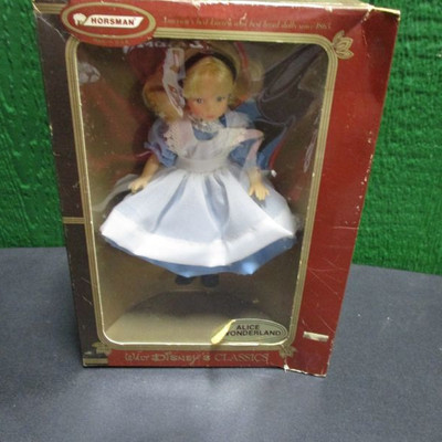 1980s Horsman Walt Disney's Classics Alice in Wonderland with Box 